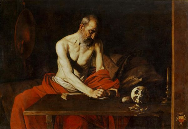 Saint Jerome Writing, c.1607 | Caravaggio