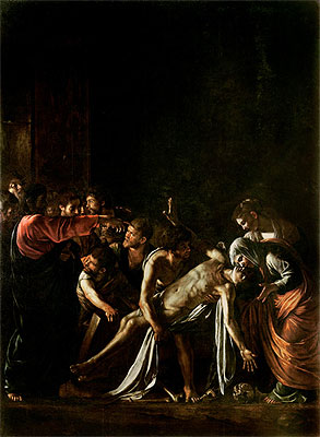 Resurrection of Lazarus, c.1608/09 | Caravaggio | Gemälde Reproduktion