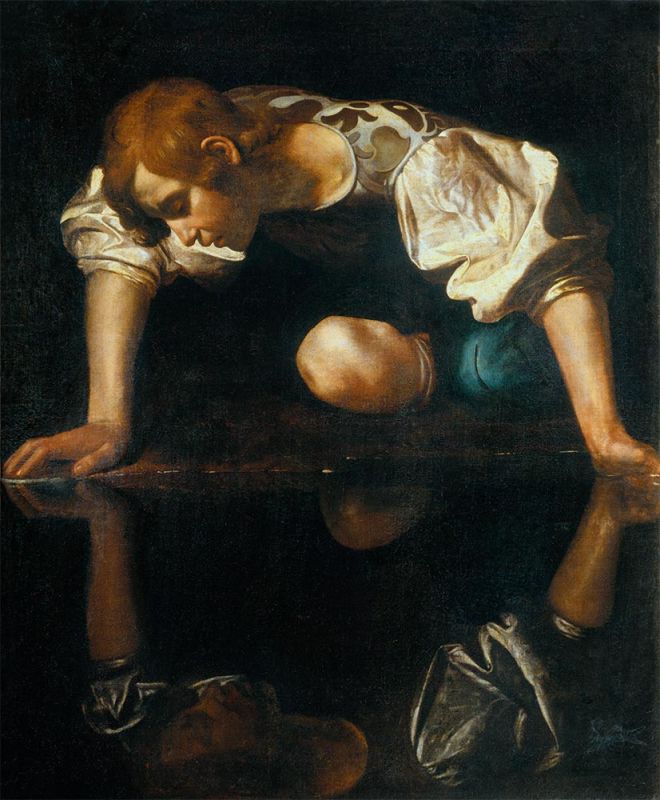 Narcissus | Caravaggio | Painting Reproduction