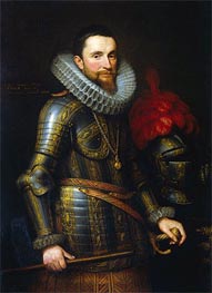 Ambrogio Spinola, Commander of the Spanish Troops in the Southern Netherlands, 1609 by Michiel Jansz Miereveld | Painting Reproduction