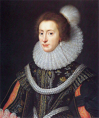 Elizabeth, Queen of Bohemia, c.1623 | Michiel Jansz Miereveld | Gemälde Reproduktion