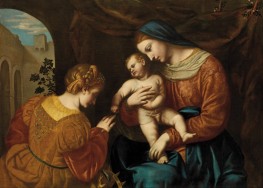The Mystic Marriage of Saint Catherine | Moretto da Brescia | Painting Reproduction
