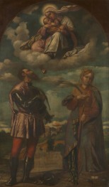 The Madonna and Child with Saints | Moretto da Brescia | Painting Reproduction