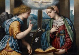 Annunciation | Moretto da Brescia | Painting Reproduction