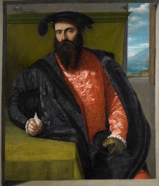 Portrait of a Gentleman with a Letter | Moretto da Brescia | Painting Reproduction
