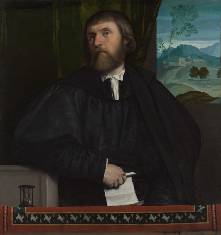 Moretto da Brescia | Portrait of a Man, c.1520/25 Portrait of a Man, c.1520/25 | Moretto da Brescia