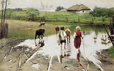 Ford, 1901 | Mykola Pymonenko | Gemälde Reproduktion