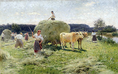 Haymaking, n.d. | Mykola Pymonenko | Painting Reproduction