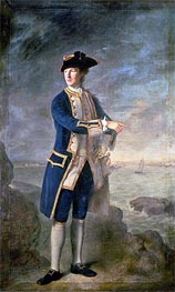 Captain the Hon. Robert Boyle Walsingham M.P. | Nathaniel Hone | Gemälde Reproduktion