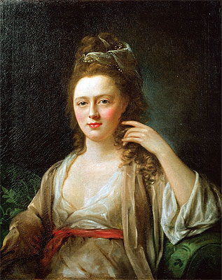 Portrait of a Lady, undated | Nathaniel Hone | Gemälde Reproduktion