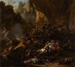 Travellers Ambushed by Brigands, n.d. by Nicolaes Berchem | Painting Reproduction