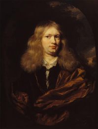 Portrait of a Young Man, 1678 by Nicolaes Maes | Painting Reproduction