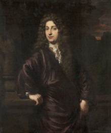 Man with a Purple Cape and Lace Cravat, 1685 by Nicolaes Maes | Painting Reproduction