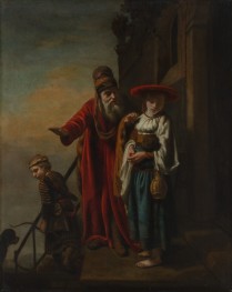 Abraham Dismissing Hagar and Ishmael | Nicolaes Maes | Painting Reproduction