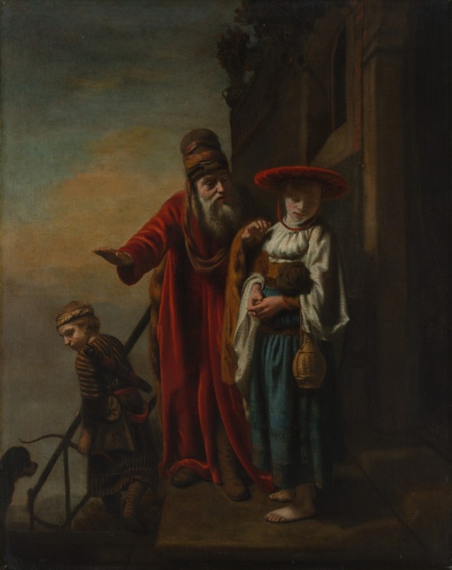 Abraham Dismissing Hagar and Ishmael, 1653 | Nicolaes Maes