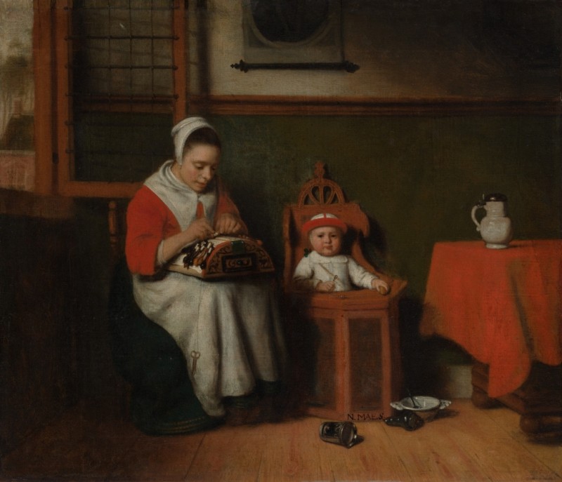 Nicolaes Maes | The Lacemaker, 1656 The Lacemaker, 1656 | Nicolaes Maes