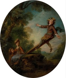 The Seesaw | Nicolas Lancret | Painting Reproduction