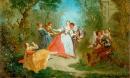 Blindman's Buff | Nicolas Lancret | Painting Reproduction