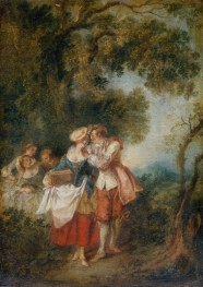 The Cage | Nicolas Lancret | Painting Reproduction
