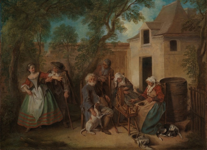 Die vier Lebensalter des Menschen: Das Alter, c.1733/34 | Nicolas Lancret