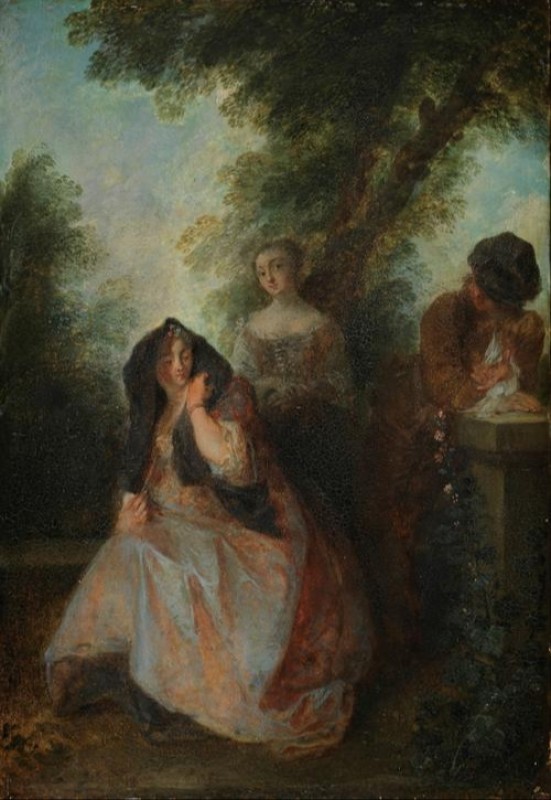 'In dieser angenehmen Einsamkeit...', n.d. | Nicolas Lancret