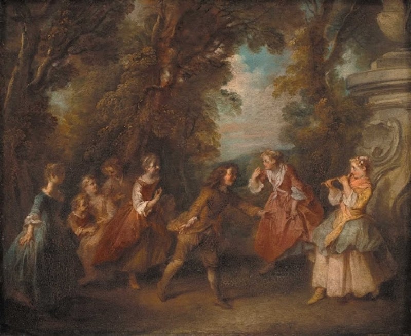 Children at Play in the Open, c.1705/43 | Nicolas Lancret