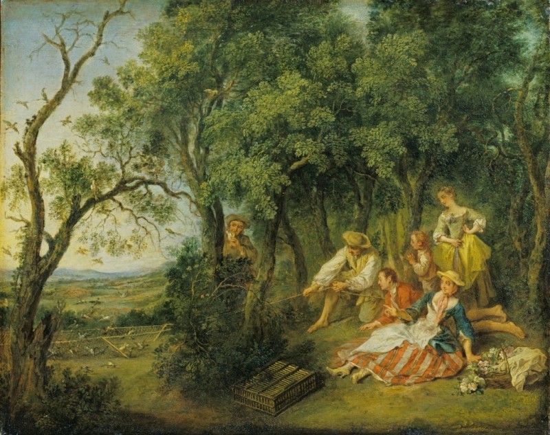 Die Vogelfänger, 1738 | Nicolas Lancret