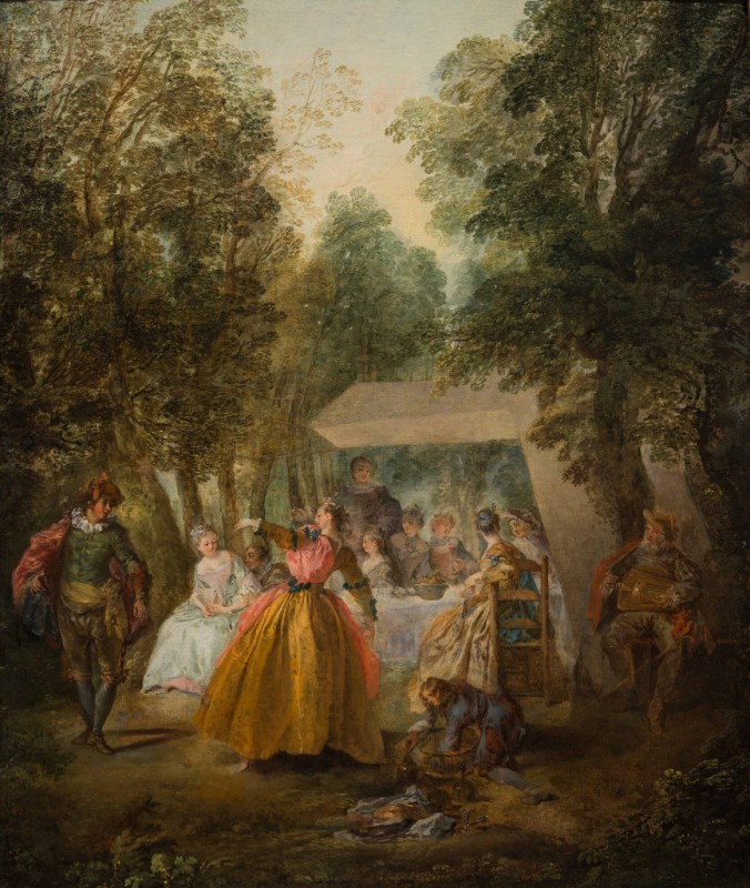 Tanz in einem Garten, 1730s | Nicolas Lancret