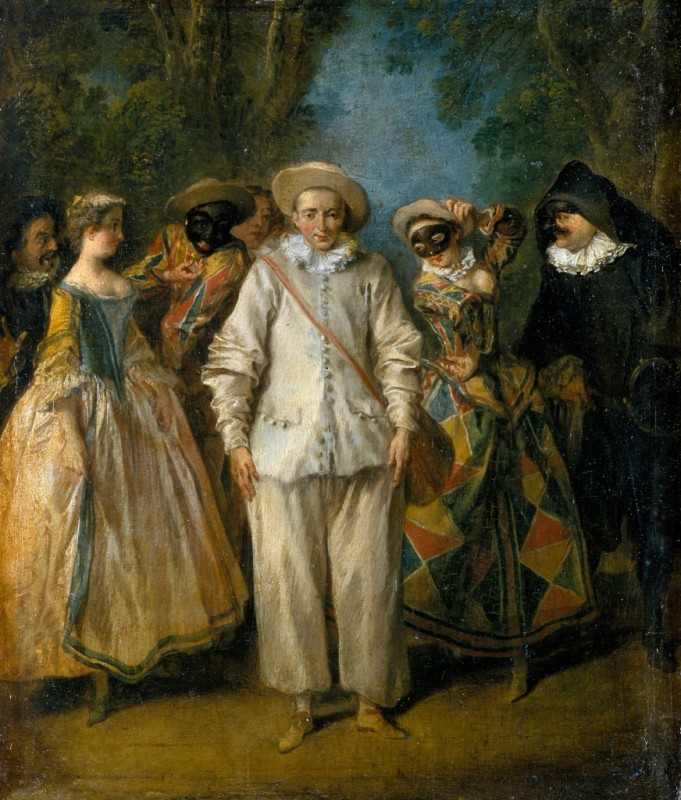 Die Schauspieler der Italienischen Komödie (Das Italienische Theater), c.1725/28 | Nicolas Lancret