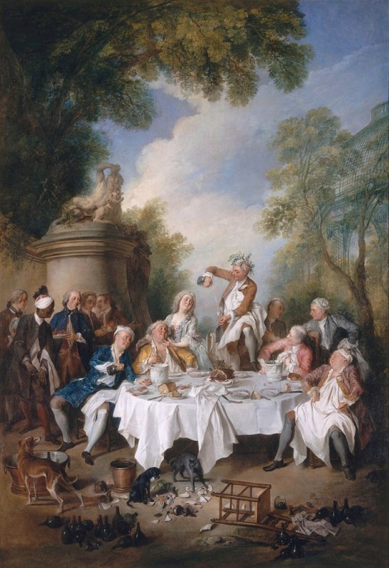 Das Schinkenmahl, 1735 | Nicolas Lancret