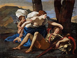 Rinaldo and Armida | Nicolas Poussin | Gemälde Reproduktion