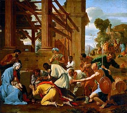 Adoration of the Magi, 1633 by Nicolas Poussin | Painting Reproduction