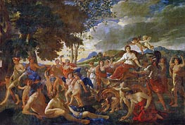 The Triumph of Flora, c.1627/28 by Nicolas Poussin | Painting Reproduction