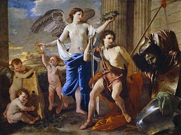 The Triumph of David, c.1630 by Nicolas Poussin | Painting Reproduction