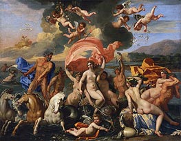 The Birth of Venus, c.1635/36 von Nicolas Poussin | Gemälde-Reproduktion