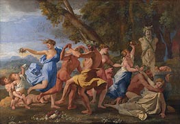 A Bacchanalian Revel before a Term | Nicolas Poussin | Gemälde Reproduktion