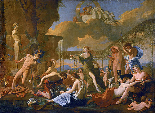 The Empire of Flora, c.1630/31 | Nicolas Poussin | Painting Reproduction