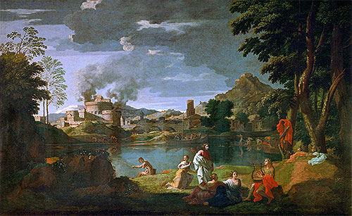 Orpheus and Eurydice | Nicolas Poussin | Painting Reproduction