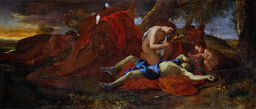 Venus Weeping over Adonis, c.1625 | Nicolas Poussin | Painting Reproduction
