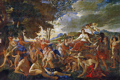 The Triumph of Flora, c.1627/28 | Nicolas Poussin | Gemälde Reproduktion