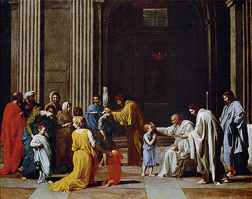Confirmation, c.1638 | Nicolas Poussin | Gemälde Reproduktion