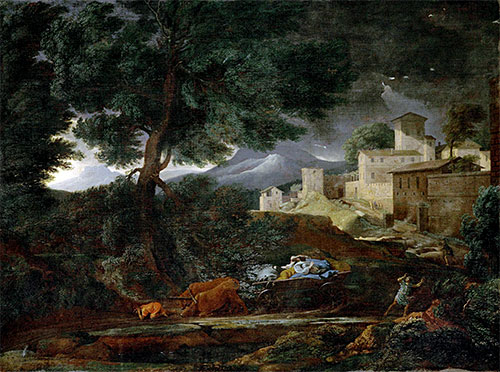 Der Sturm | Nicolas Poussin | Gemälde Reproduktion