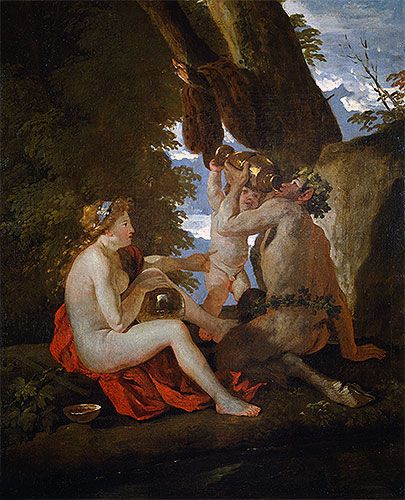 A Bacchic Scene, c.1630/31 by Nicolas Poussin | Painting Reproduction