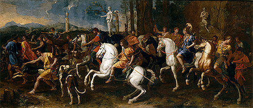 Atalanta and Meleager's Hunt, c.1637/38 | Nicolas Poussin