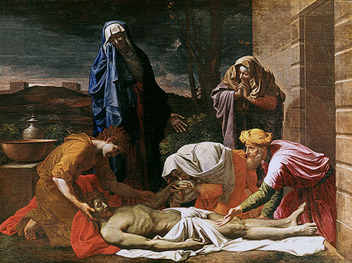 Entombment of Christ, c.1655/57 | Nicolas Poussin | Gemälde Reproduktion