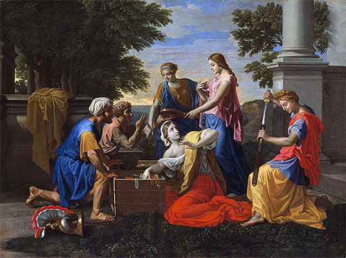 Discovery of Achilles on Skyros, c.1649/50 | Nicolas Poussin | Gemälde Reproduktion