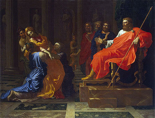 Esther vor Ahasverus, c.1655/60 | Nicolas Poussin