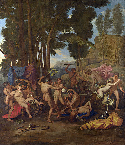 The Triumph of Silenus, c.1637 by Nicolas Poussin | Painting Reproduction