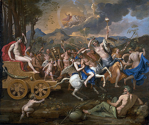 The Triumph of Bacchus, c.1635/36 | Nicolas Poussin | Gemälde Reproduktion