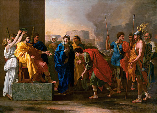The Continence of Scipio, 1640 | Nicolas Poussin | Painting Reproduction